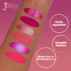 Juvia's Place Palette The Sweet Pinks - Deep Fuchsia, Soft & Sweet Pink, Shades of 6, Pressed Pigments Palette, Professional Makeup, Pigmented Pan Palette, Makeup Palette for Color & Shine