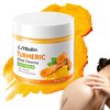 LJYBoBin Turmeric Body Scrub,Deep Cleansing Handmade Exfoliating Body Scrub,Moisturizing Skin Turmeric Face Body Scrub Exfoliator for All Skin Types