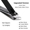 Liangery Nail Clippers Professional Nail Cutter for Ingrown Toenail Removal Treatment Tools, Fingernail Nippers with Comfort Grip Handle Slanted Cuticle Trimmer for Men Women Seniors Adult Thick Nails