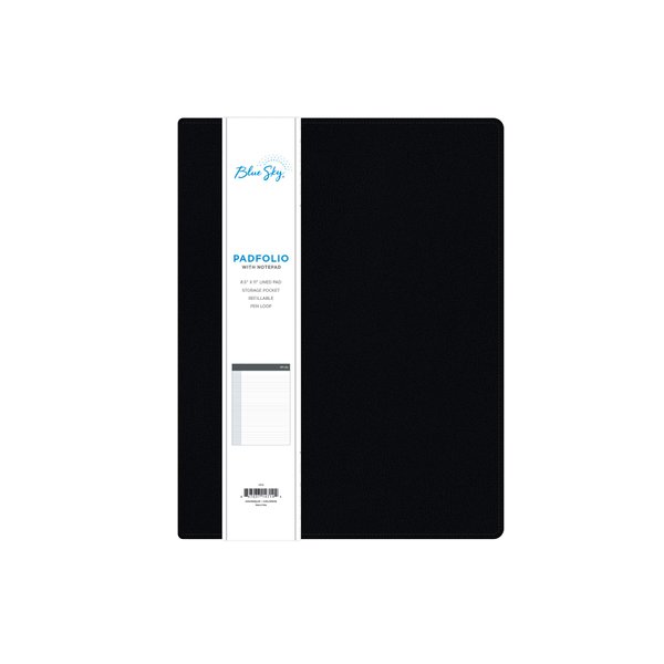 Blue Sky Professional Padfolio: Comprehensive Portfolio and Efficient Document Organizer, Ideal Business Accessory for Modern Professionals, 9.5" x 12"