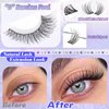 Natural Lash Clusters Wispy Cluster Eyelash Extensions 168pcs Individual Lashes 8-16mm C Curl DIY Lash Extension Natural Look Soft Thin Band Cluster Lashes by ALICE