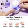Gellen Nail Glue Gel and Nail Prep Dehydrator Gel Nail Kit, 4 in 1 Soak Off LED UV Nail Glue for False Nails, Acrylic Nails, Clear Press on Nails, Extend Gel for Gel X Nails, Long Lasting for 28+ Days