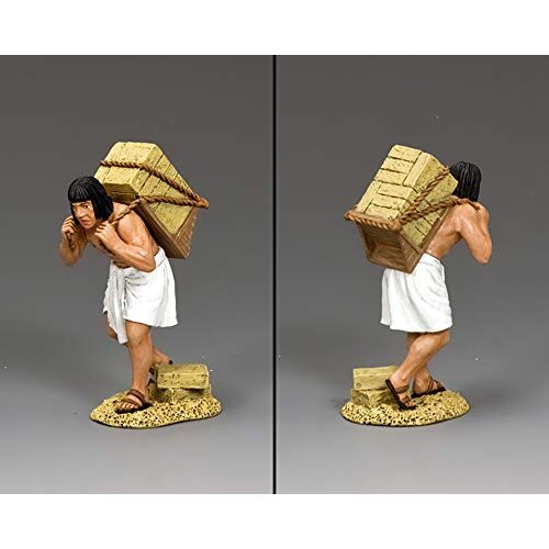 King & Country Toy Soldiers Ancient Egypt AE071 Egyptian Brick Carrier 1:30 Scale Pewter