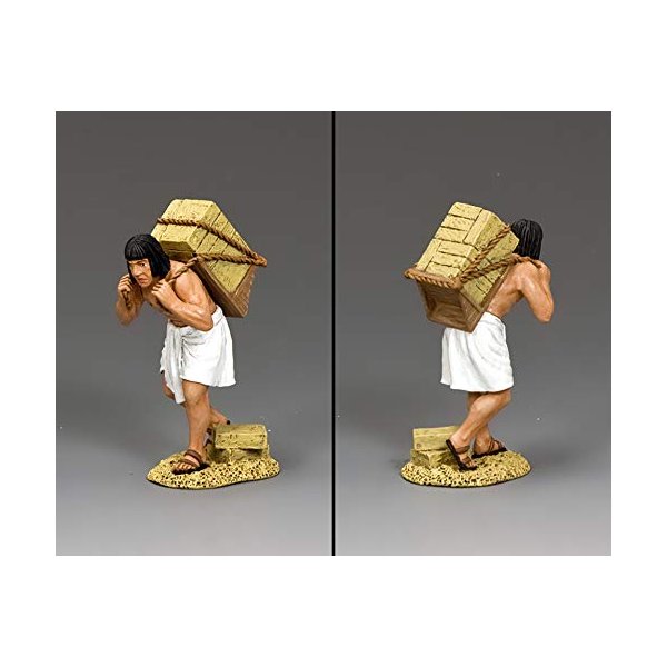 King & Country Toy Soldiers Ancient Egypt AE071 Egyptian Brick Carrier 1:30 Scale Pewter