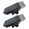 2pcs Replacement Blades for Manscaped, Snap-in Replacement Black Hair Trimmer Blade Razor Blades for Lawn Mower 4.0 3.0 2.0