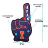Pets First NCAA Illinois Fighting Illini #1 Fan Toy. Best Sports Dog Toy with Double Stitched Trim and Tough Nylon Material Filled with Chewable Polyfil and Inner Squeaker