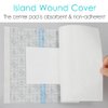 Waterproof Shower Cover Shields, Non-Stick Center Pad for Dialysis Port Picc Line Chest Catheter PD Peritoneal Dialysis Chemo Feeding Tube Peg G-Tube Patient Bandage Protector, 6"x6"(Pack of 25)