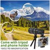 Portable High Power Monocular Telescope for Adults - 16x52 HD Light Weight Pocket Mini Compact Telescope for Smartphone Kids Bird Watching Hunting Concert Camping Starscope Cosmic Scope by HUBRSPY