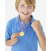 Pllieay 24 Pieces Plastic Winner Medals, Winner Award Medals, Gold Silver and Bronze Medals for Sports, Competition, Talent Show, Spelling Bee, Gymnastic Birthday Party Favors and Awards