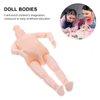 EXCEART Moveable Jointed Doll 6pcs Body Nude Naked Body Soldier Male Dolls Artist Drawing Manikin Action Figure Toys Joint Doll DIY Doll Accessory