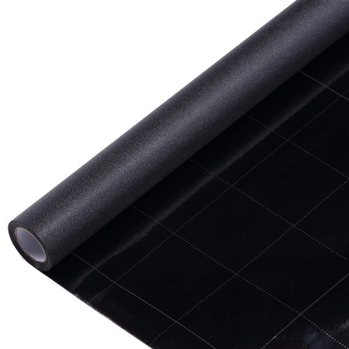 VELIMAX Static Cling Total Blackout Window Film Privacy Room Darkening Window Tint Black Window Cover 100% Light Blocking No Glue (29.5 x 78.7 inches)