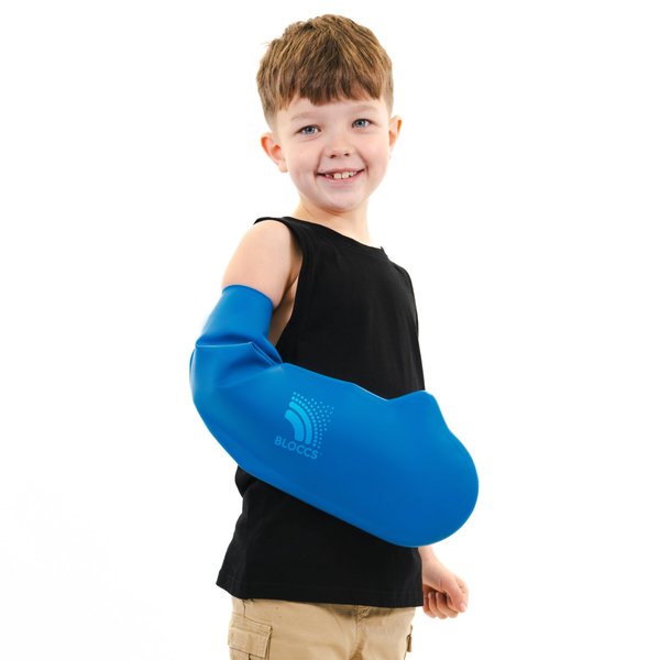 BLOCCS Waterproof Cast Cover for Shower Arm- Child Arm Cast Protector for Shower or for Swimming - #CA79-M - Child Arm (Medium)