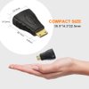 VCE Mini HDMI to HDMI Adapter 2-Pack, 4K HDMI Female to Mini HDMI Male Adapter, Gold Plated Connector Compatible with Raspberry Pi, Camera, Camcorder, DSLR, Tablet, Video Card