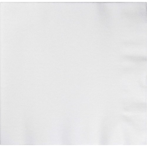 Creative Converting Dinner Napkins, One Size, White
