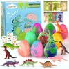 Bath Bombs for Kids with Surprise Toys Inside-9 Pack Organic Dinosaur Bath Bombs Gift Set,Bubble Bath Fizzes, Kids Bath Bombs, Dinosaur Toys for Kids 3 4 5 6 7 8 9 Years