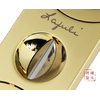HAWAN Cigar Cutter Gold V-Cut Stainless Steel Cigar Guillotine