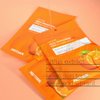 PS.PRETTYSKIN Jeju Tangerine Vitamin C Facial Mask Sheet (Pack of 10) with Panthenol + Adenosine + Niacinamide for Moisturizing, Soothing, Korean skincare