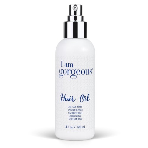 I am gorgeous Hair Oil - Frizzy Hair Solution with Nutrient-Rich Marula & Argan Oil for Damaged, Curly Hair - Adds Lightweight Hydrating Shine