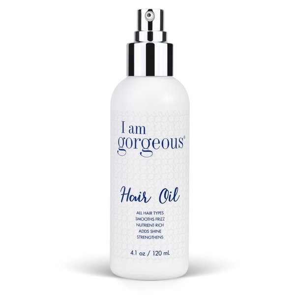 I am gorgeous Hair Oil - Frizzy Hair Solution with Nutrient-Rich Marula & Argan Oil for Damaged, Curly Hair - Adds Lightweight Hydrating Shine