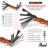 Pearl Tech Tool combination Drum Key and Drum Set Multi-Tool with five Screwdrivers, six Hex Keys and Bottle Opener,