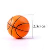 Wang-Data 24 Pack | 2.5" inch Basketball Stress Ball, Mini Foam Squeeze Sports Ball Toy - Pressure Relieving Health Balls, School, Classroom, Party Favors (2.5" Inches)