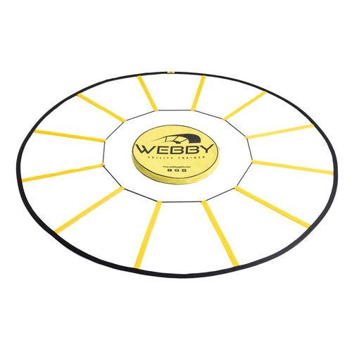 Webby Agility Trainer – Circle Speed and Agility Ladder for High Intensity Footwork Drills and Skills – A Circular Piece of Training Equipment That Changes The Way You Move