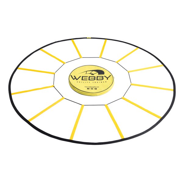 Webby Agility Trainer – Circle Speed and Agility Ladder for High Intensity Footwork Drills and Skills – A Circular Piece of Training Equipment That Changes The Way You Move