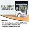 Best Tasting Greens Probiotic Superfood Mix, 95mg Caffeine, Kick Start Your Morning, 75+ Vitamins, Green Tea & Coffee Extracts, Digestive Enzymes, Gluten Free, Vegan, Energy, Gut Health, 30 Servings