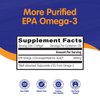 OmegaVia EPA 500, Purified Omega 3 Fish Oil Burpless Softgels, 500 mg EPA in Triglyceride Form, Unflavored Wild Fish Oil Supplements, No Fishy Burps, Non GMO and Gluten Free, IFOS 5-Star, 120 ct