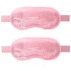 Gel Gel Eye Mask, Cooling Eye Mask Reusable Eye Ice Pack Under Eye Patches, Eye Hot Cold Treatment Pack for Redness, Pain Relief and Eye Relax (Pink - 2count)