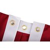 FRF FLAG American Flag Bunting 3x6 Ft, Made in USA, Embroidered Patriotic Bunting Flags, 4th of July Bunting Outdoor, with 3 Brass Grommets