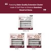 i-ENVY 30D Extension Cluster Individual Lashes, Easy to Apply, Flat Tapered-End Root, Pre-fanned Volume Lashes, J Curl with Soft Fiber, Quick Application for Salon Quality & Result (Medium-56Clusters)