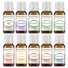 Essential Oil Set 10-10 ml. Therapeutic Grade 100% Pure Cedarwood, Eucalyptus, Frankincense, Lavender, Lemon, Lemongrass, Sweet Orange, Peppermint, Rosemary, Tea Tree for Skin, Body, Hair, Diffuser