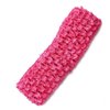 SEWACC Knitted Headband Elastic Crochet Hairbands 24pcs Colorful Stretch Headbands Small Headbands Hollow Out Knit Headband Hair Accessories for Head Wear (Random Color)