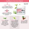 CLEAR Urea Cream 40% +2% Salicylic Acid (4oz) | Softens Cracked Heels & Dry Skin Urea Salicylic Acid Cream- Tea Tree & Coconut Oil | Salicylic Acid Foot Cream for Callus & Corn Treatment | Made in USA