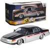 Motormax 1993-97 Ford Crown Victoria Lowrider 1:24 Diecast Model Black Metallic Get Low 79024 by All Star Toys