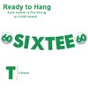 60th Birthday Decorations Women Men Pre-Strung Glitter Golf Birthday Party Decor Sign Funny Banner 60th Bday Party Supplies Sixtee Golf Theme Party Supplies 60 Birthday Banner Party Decoration