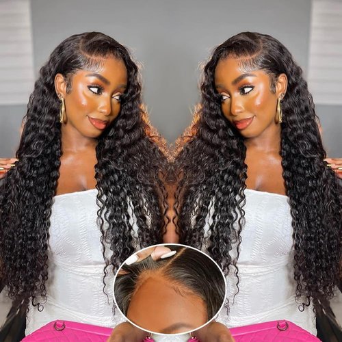 Dorosy Hair Pre-Styled Wig 7x6 HD Lace One-Step Glueless Wig 100% Human Hair Pre-Plucked 12a Pre Cut Lace Front Wigs For Women Hd Lace Closure Wigs Deep Wave 180% Density 20 Inch