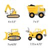 Big Dot of Happiness Dig It - Construction Party Zone - Dump Truck Bulldozer Backhoe Excavator Decorations DIY Baby Shower or Birthday Party Essentials - Set of 20