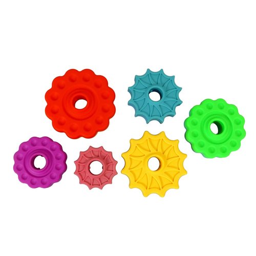 Toddler Tested Spinning Stacker Toy - Rainbow Ring Stacker Montessori Baby Toys for 15 Months+ - Sensory & Learning Toys for Toddlers for Boys & Girls