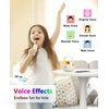 LENRUE Karaoke Machine for Kids, Birthday Gifts for Girls Boys with Wireless Microphone, Led Lights, Portable Bluetooth Speaker for Home, Family, Party (2MIC)