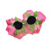 1 Piece Artifical Rose Flower Hair Clip Rose Flower Bridal Hair Side Comb Wedding Flower Hair Accessories Hair Combs Side Headpiece for Women Bridal Wedding Veil Beach Party, White