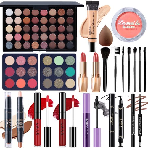 Makeup Set for Women, Makeup Kit for Beginners Teen Girls, Makeup Gift Set for Teens & Adults, Makeup Set for Girls, Eyeshadow Palette, Face Makeup, Eye Makeup