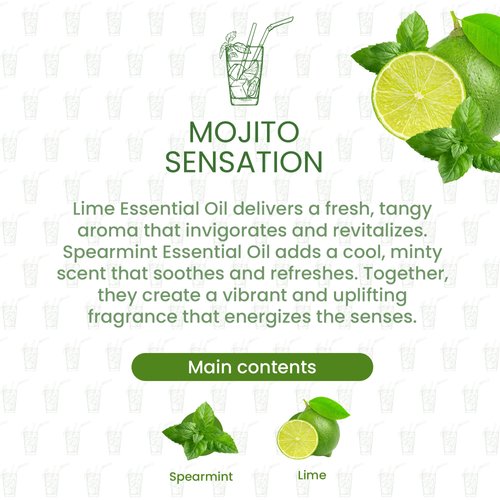 Liquid Hand Soap Refill With Essential Oils, Mojito Sensation Scent, 32oz