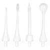 ToiletTree Products 4 Pack Replacement Tips, Professional Rechargeable Oral Irrigator with High Capacity Water Tank, 2nd Generation Version