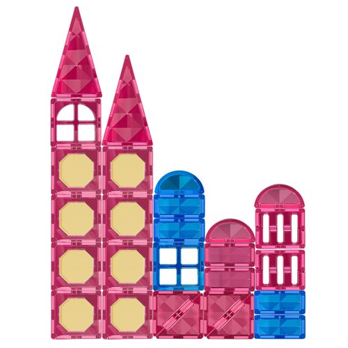 SNAEN Magnet Tile Kids Toy Magnet Building Board Puzzle 3D Puzzle Game Board Toy Learning, Educational, Toddler Birthday Gifts for Kids 3 4 5 6 7 8 Years Old (60 Pieces Magnet Tiles)