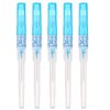 Generic Piercing Needles 5PCS 22G IV Catheter Needles Kit Piercing for IV Start Kits Ear Nose Piercing Needles Supply 22G blue
