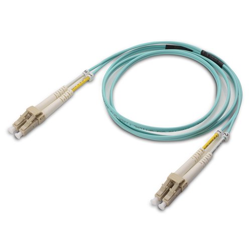 Cable Matters OFNP Plenum Multimode Duplex OM3 Fiber Cable 3.3 Feet / 1m (40Gb 10Gb, LC to LC, 50/125 Fiber Optic Cable, Fiber Patch Cable)