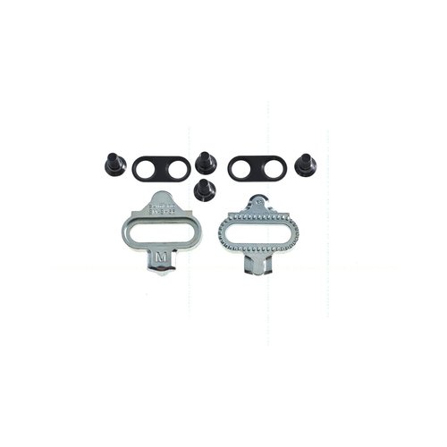 SHIMANO SM-SH56 Cleat Set with Counter Plates, Black, one Size