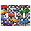 Art Plates - Triple Gang Toggle Decorative Metal Wall Plate - Muscle Cars - Image by Dan Morris - (Made in USA)